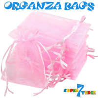 30 x 40cm - Light Pink Organza Bags