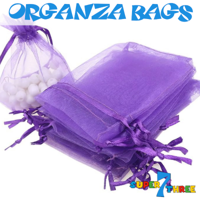 20 x 30cm - Lavender Organza Bags (50 pcs)